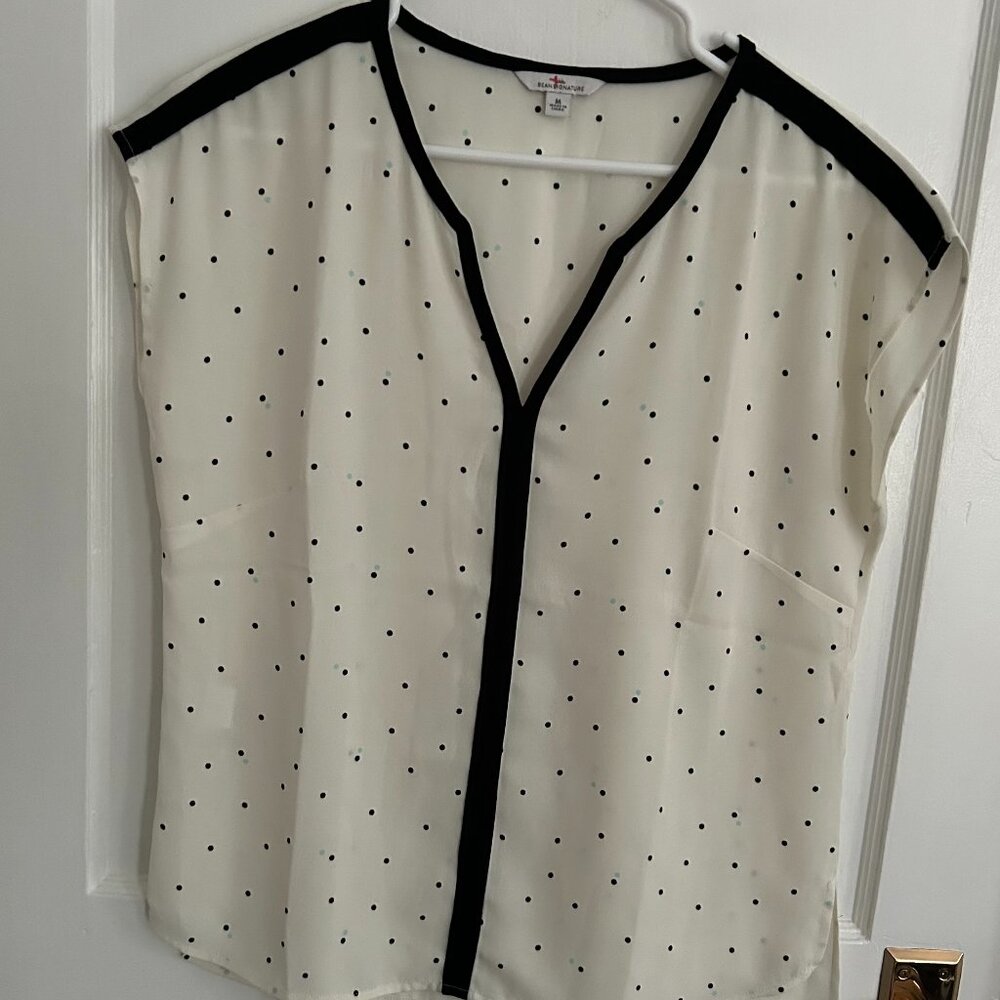 Loft Polka Dot Blouse